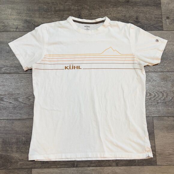 KÜHL’s MOUNTAIN LINES™ White 100% Wildfibre Klassik Fit T-shirt - Men's Size XL - Picture 3 of 10